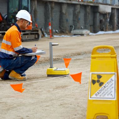 Taking notes as a part of the work for Construction Materials Testing