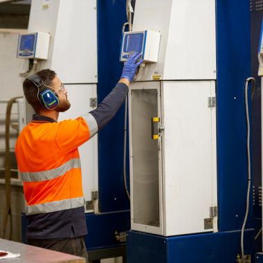 Work being carried out in Construction Materials Testing