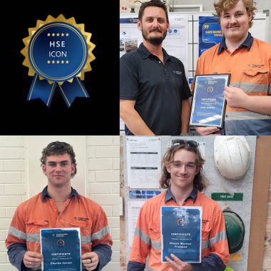 Recognising our Young Worker HSE Icons for Safe Work Month