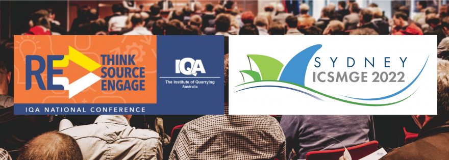 IQA and ICSMGE conference banners