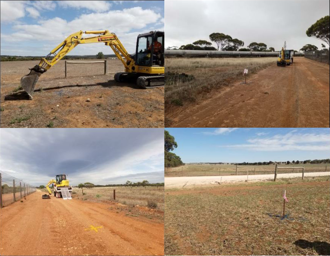 diggers used to collect soil