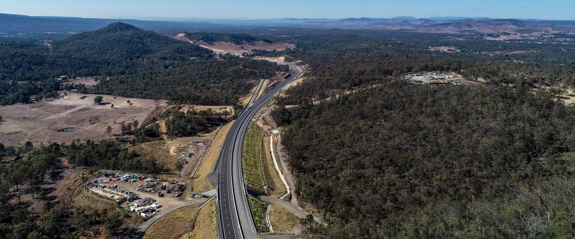 aerial photo of road