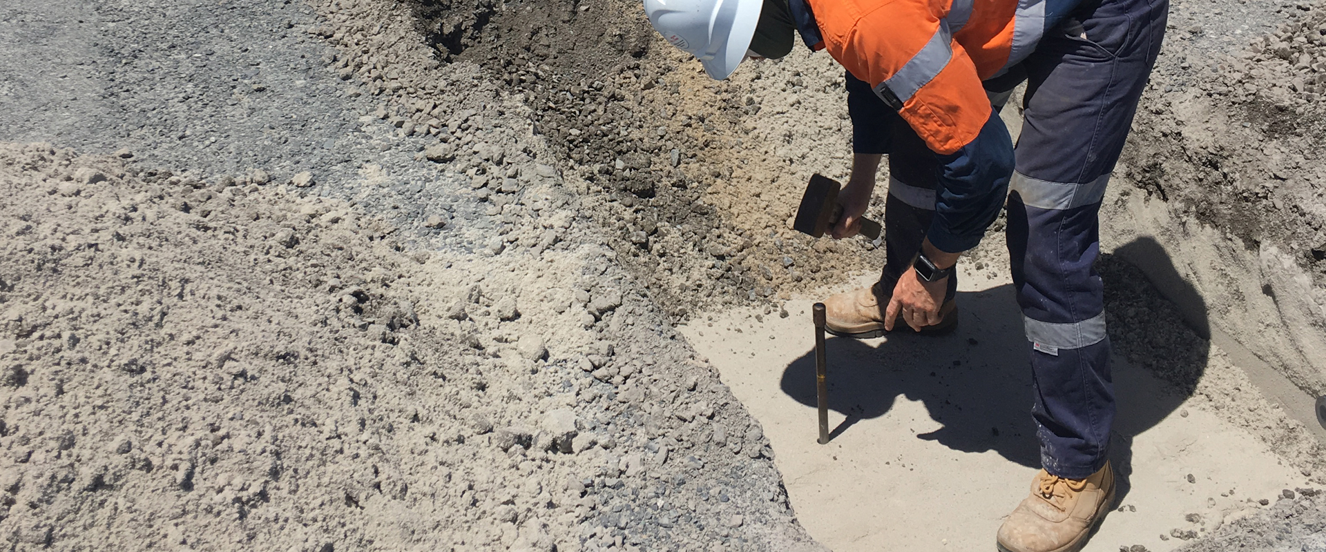 construction sciences team working on the airport expansion